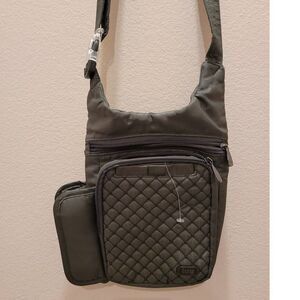 Lug Olive Green Crossbody Bag